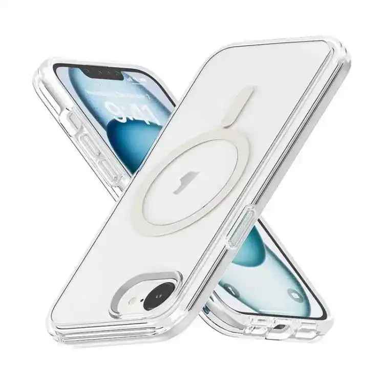 Terminator Style Transparent MagSafe Magnetic Phone Case
