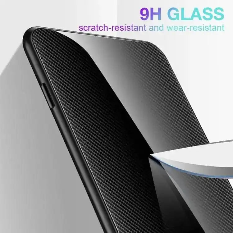 Texture Gradient Glass TPU Phone Case MyMobile