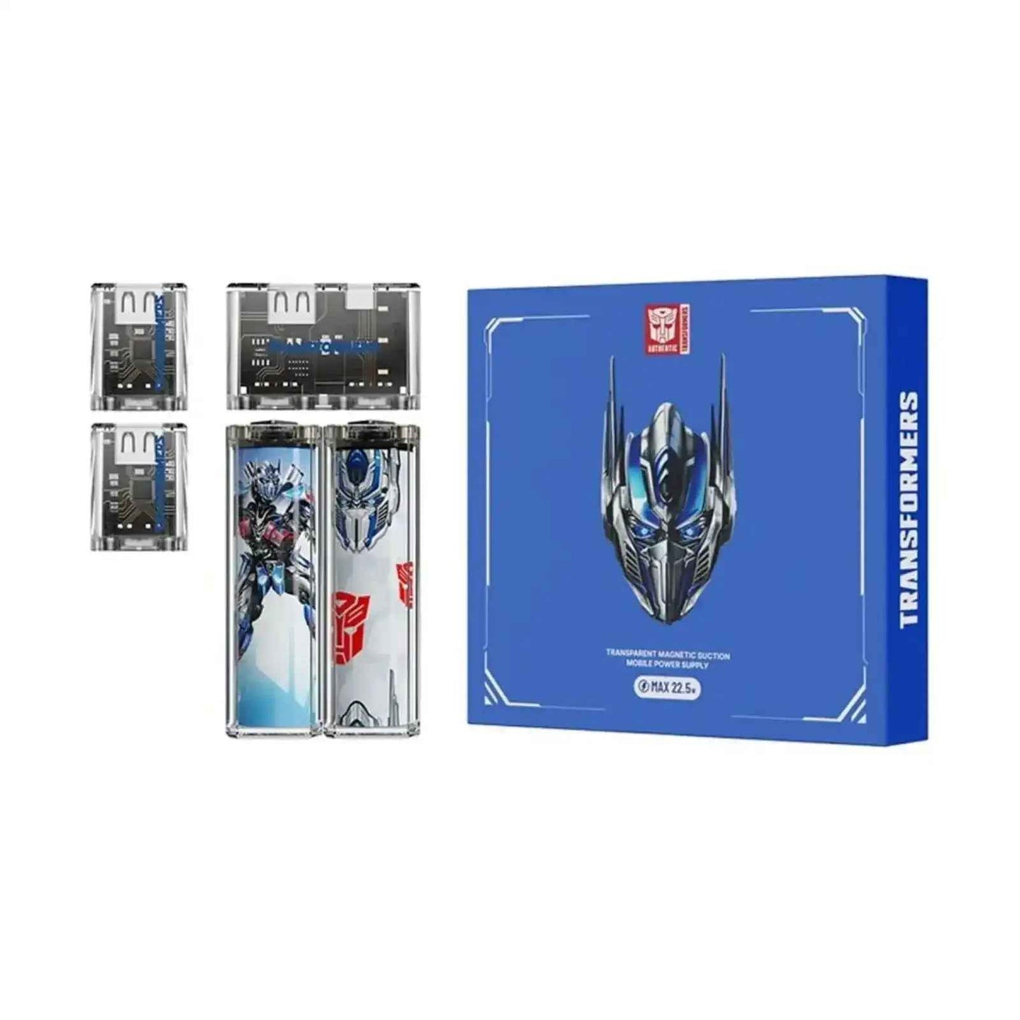 Transformers TF-D05 Removable Battery Charger Magnetic Power Bank 5000mAh-Blue