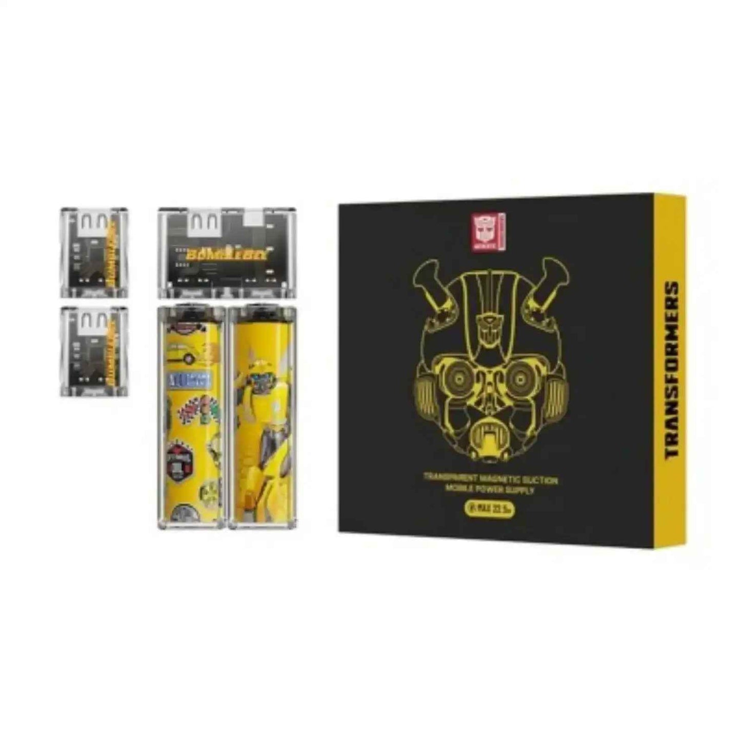 Transformers TF-D05 Removable Battery Charger Magnetic Power Bank 5000mAh-Yellow