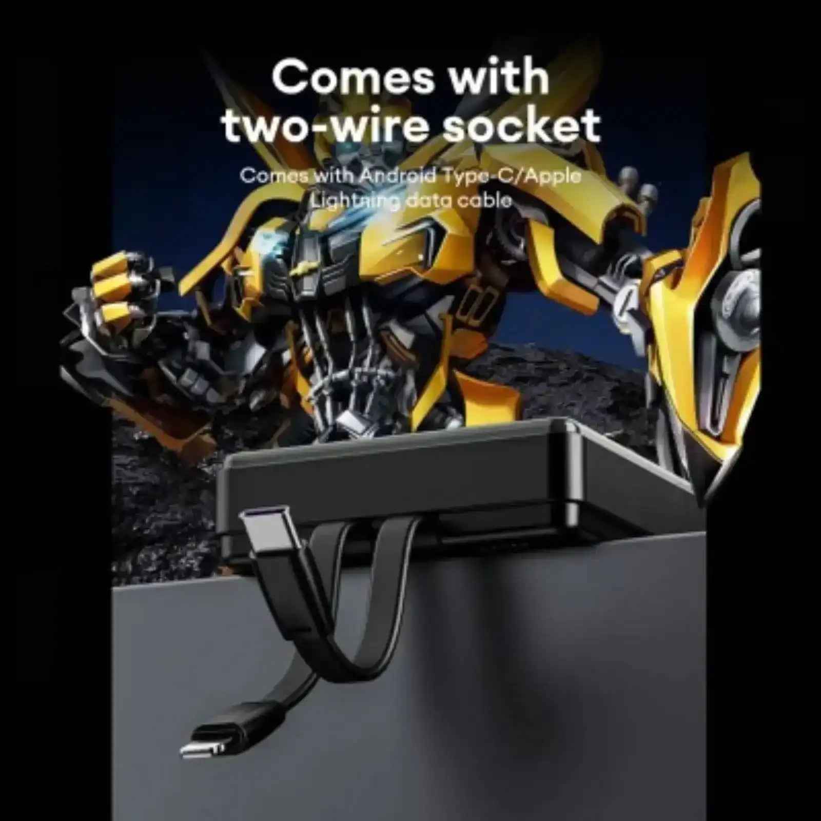 Transformers TF-D10 Power Bank 10000mAh-Grey