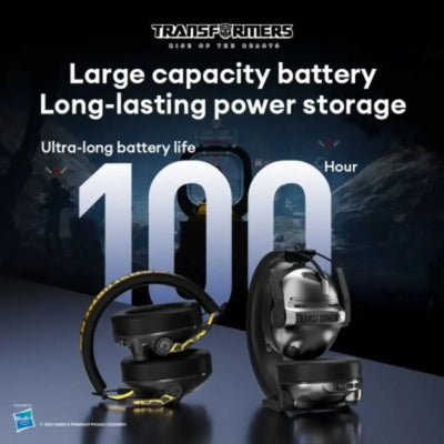 Transformers TF-G03 Wireless Bluetooth Gaming Headset-Black transformers