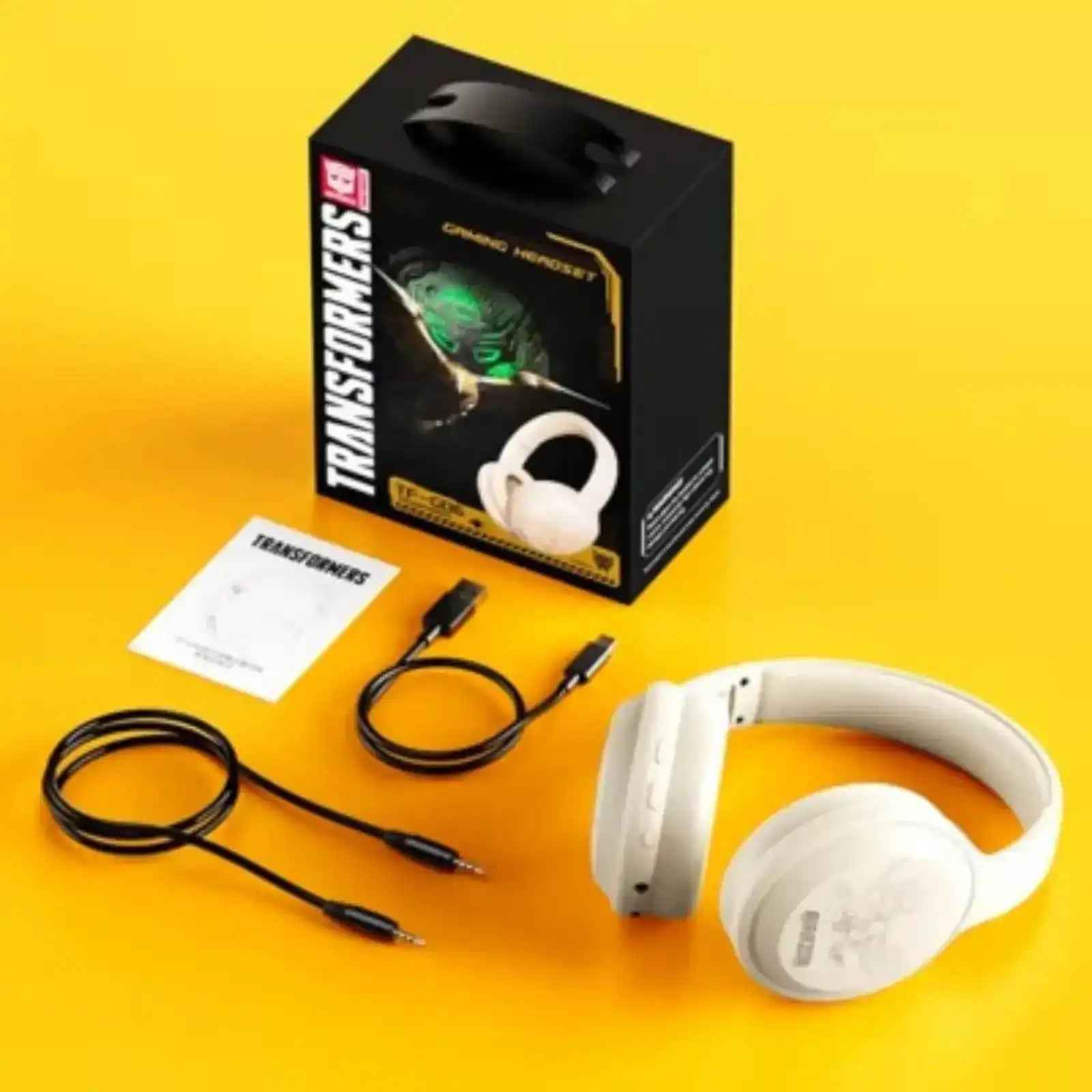 Transformers TF-G06 Wireless Bluetooth Gaming Headset-Beige transformers
