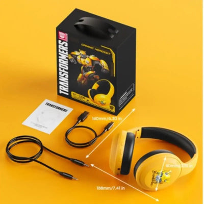 Transformers TF-G06 Wireless Bluetooth Gaming Headset-Yellow transformers