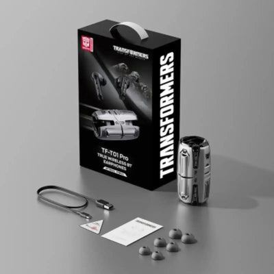 Transformers TF-T01 PRO ANC Earbuds Bluetooth 5.3 Earphones-Grey transformers
