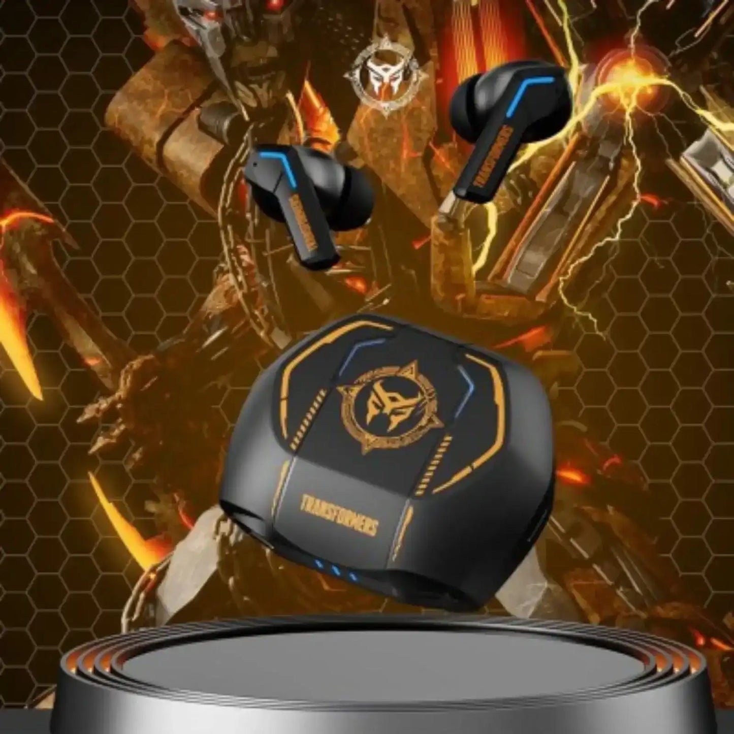 Transformers TF-T06 TWS Bluetooth Earphones-Black transformers