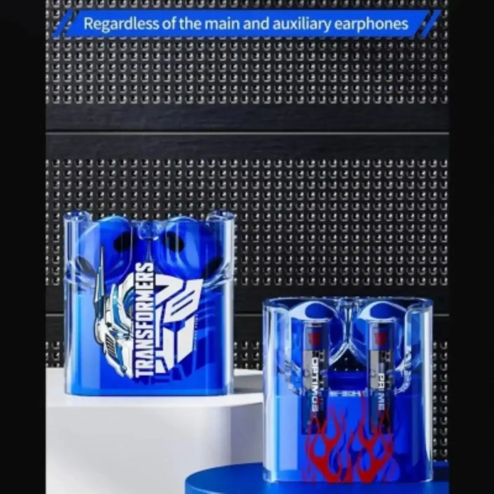 Transformers TF-T08 Wireless Bluetooth Headphones-Blue transformers