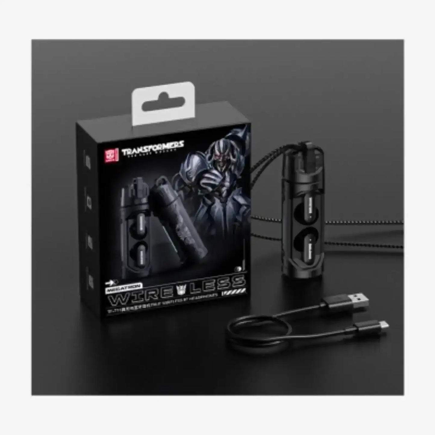 Transformers TF-T11 TWS Low Latency Sport Earphones-Black transformers