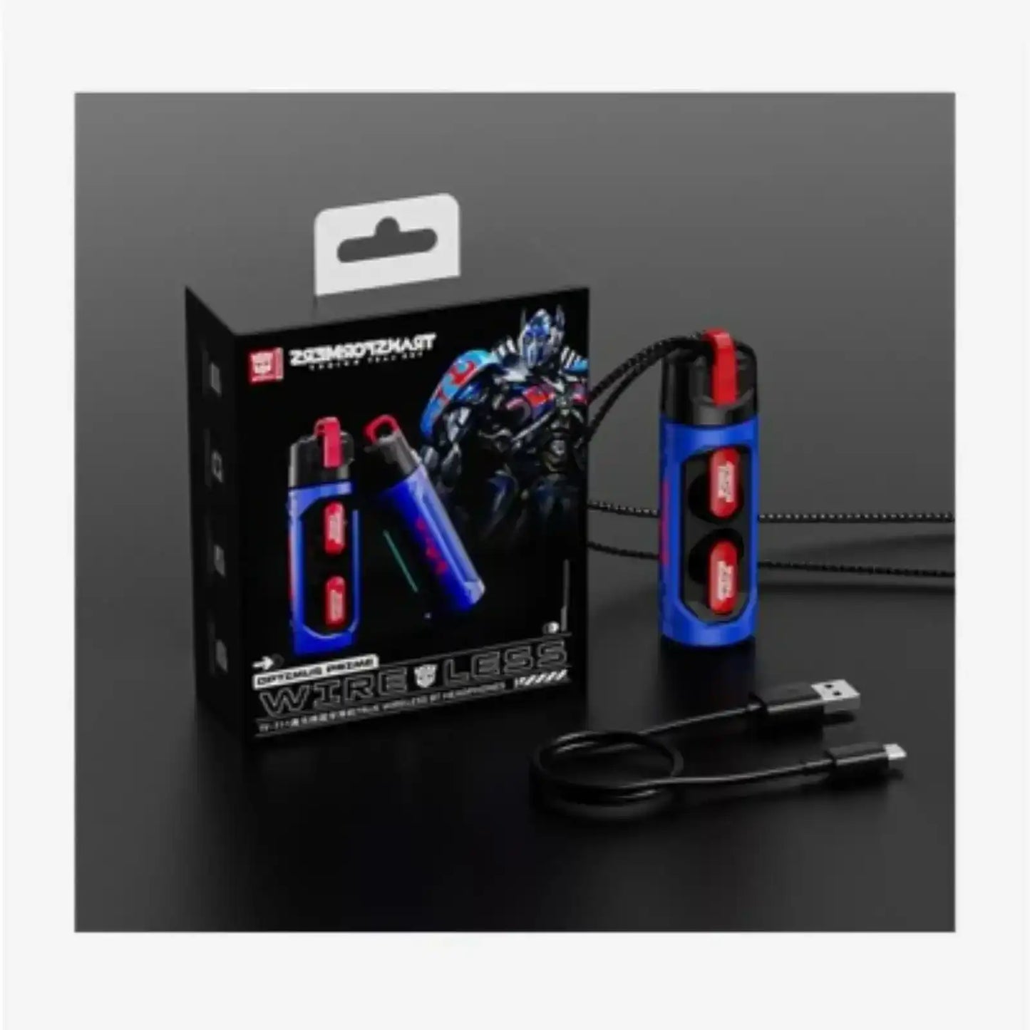 Transformers TF-T11 TWS Low Latency Sport Earphones-Blue transformers