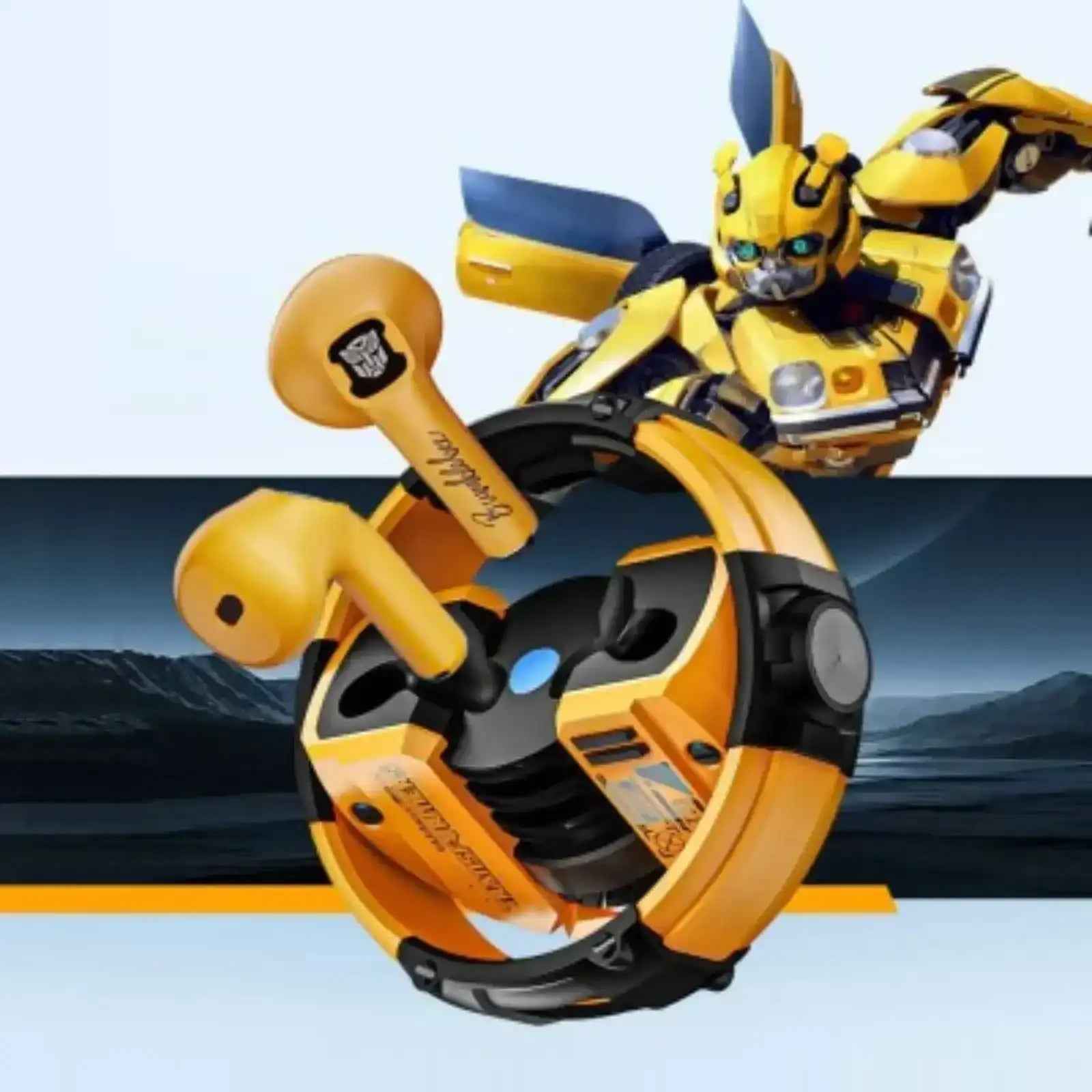 Transformers TF-T23 Wireless Earbuds-Yellow