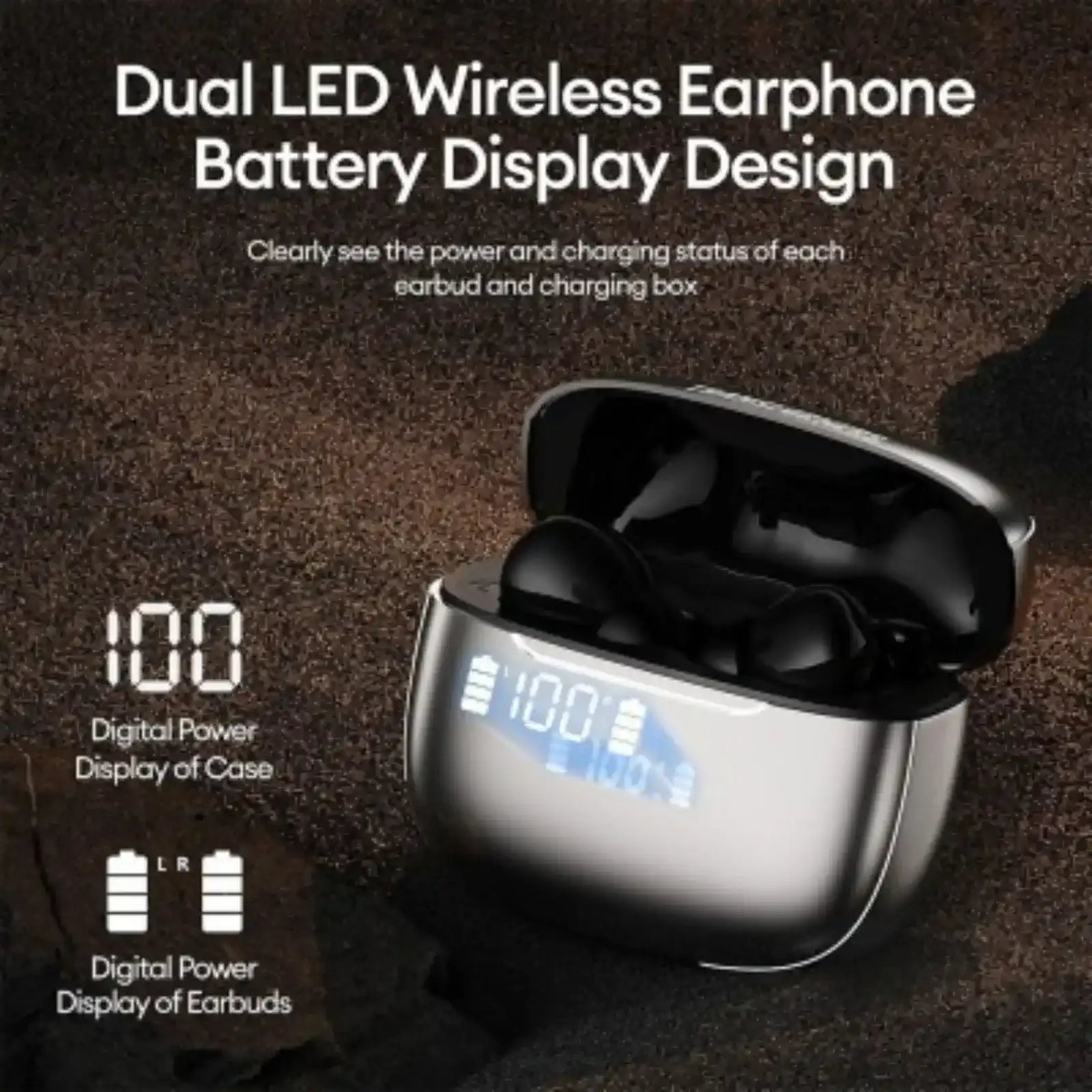 Transformers TF-T27 ANC Active Noise Cancellation Earphones-Silver transformers