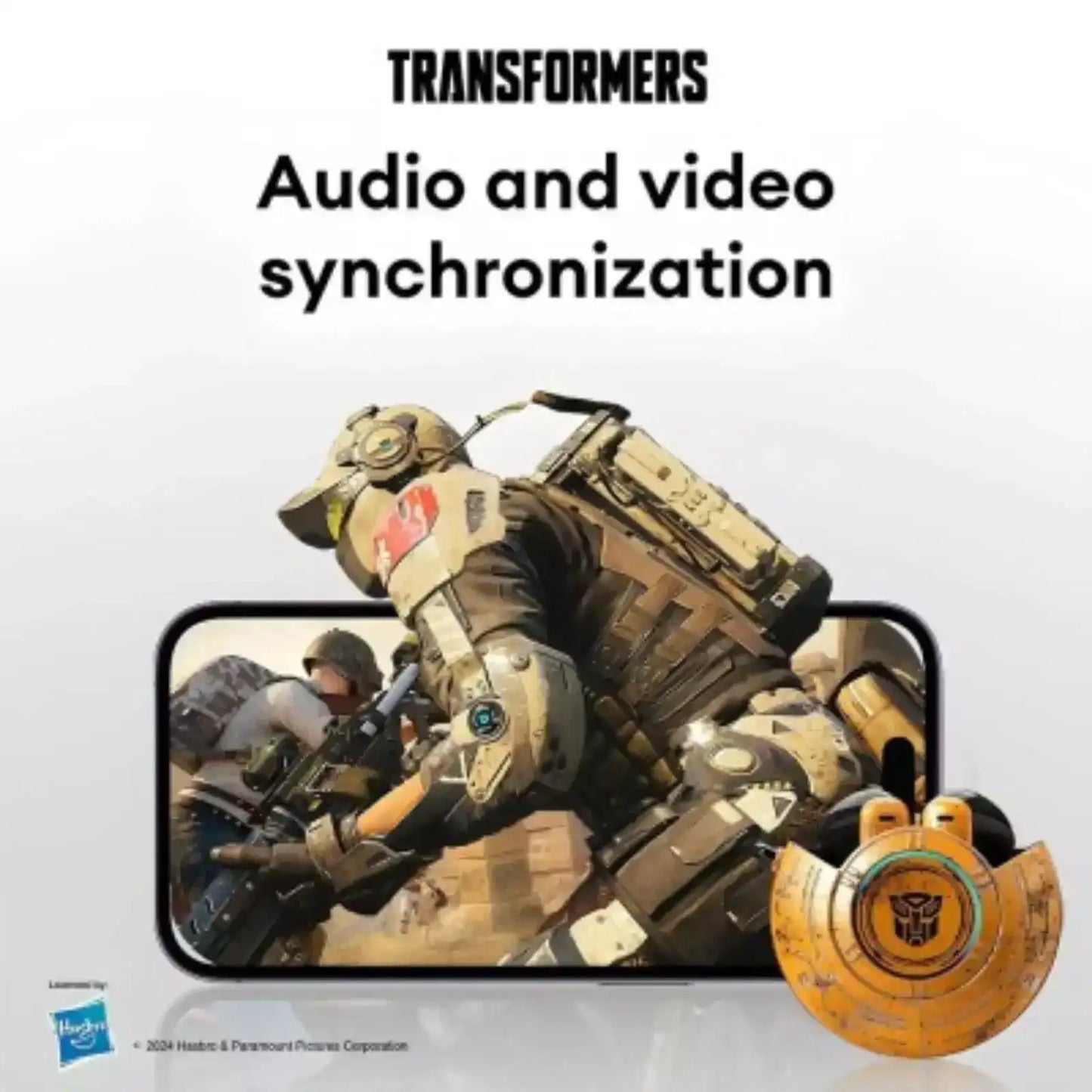 Transformers TF-T31 Bluetooth Earphone Surround Sound-Yellow transformers