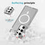 UTIA Shockproof Transparent Magsafe Cover Case for Samsung Galaxy S25 Ultra-Transparent