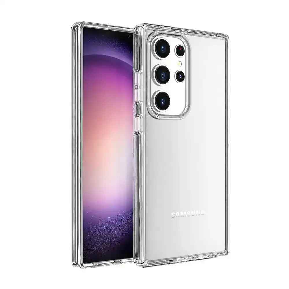 UTIA Ultimake Shockproof Case Cover for Samsung Galaxy S25 Edge-Transparent