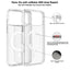 UTIA Ultimake Shockproof Transparent Case Cover With Magnetic Ring for iPhone 17 Pro UTIA