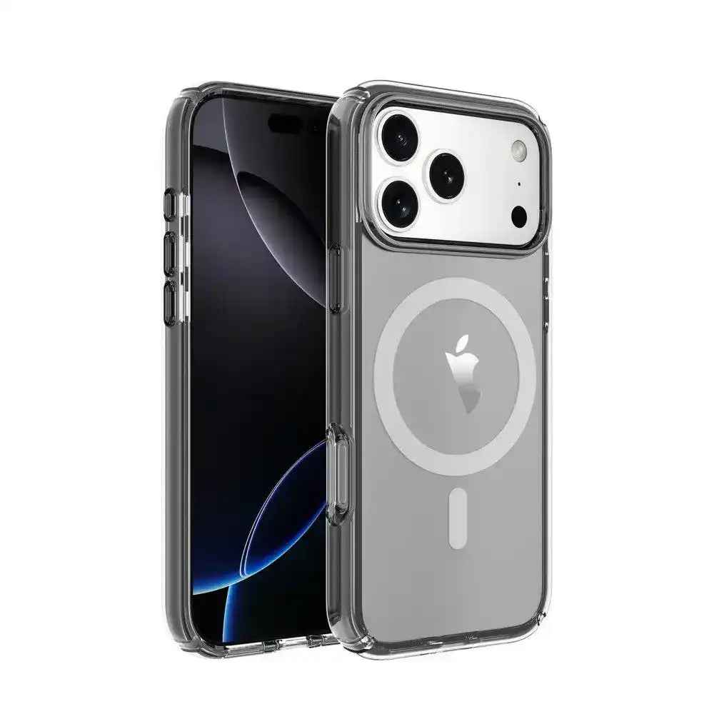 UTIA Ultimake Shockproof Transparent Case Cover With Magnetic Ring for iPhone 17