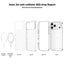 UTIA Ultimake Shockproof Transparent Case Cover With Magnetic Ring for iPhone 17