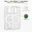 UTIA Ultimake Shockproof Transparent Magsafe Cover Case for iPhone 16 UTIA