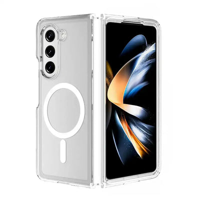 Ultimake Shockproof Transparent Case Cover With Magnetic Ring for Samsung Galaxy Z Fold7-Transparent Redefine