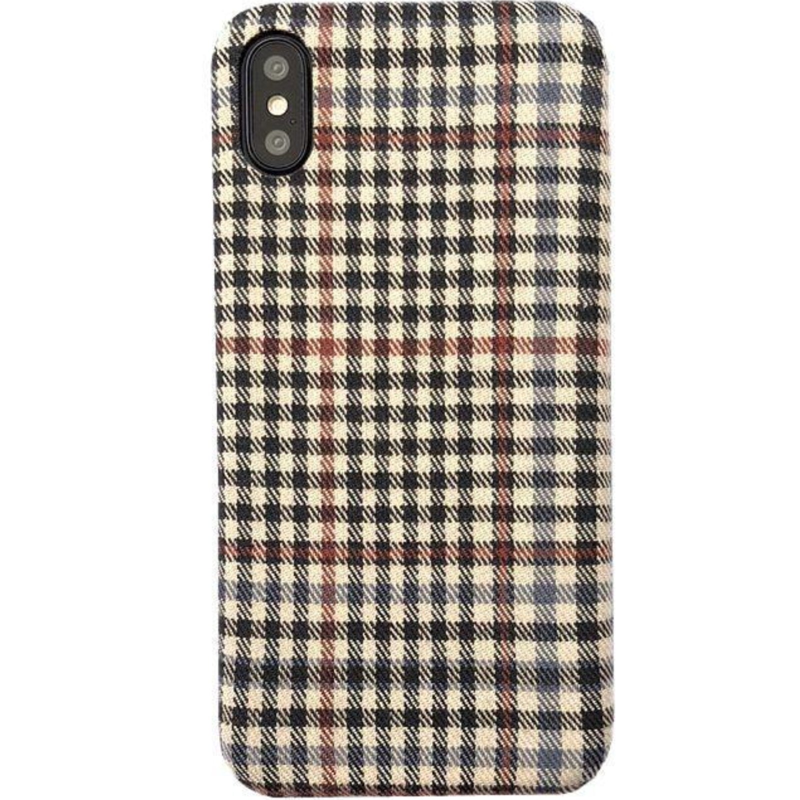 Fabric Plaid Material Mobile Phone Case Fall-proof - MyMobile