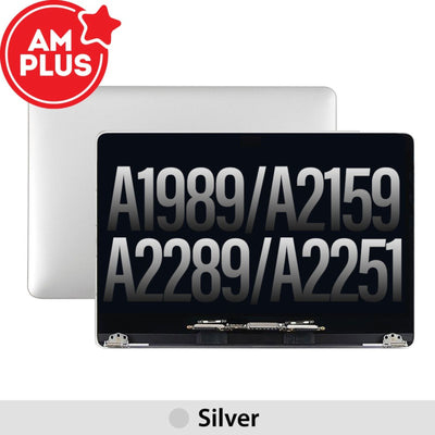 AMPLUS Complete LCD Display Assembly for MacBook Pro 13 A1989(2018-2019) A2159(2019) A2289(2020) A2251(2020)-Silver