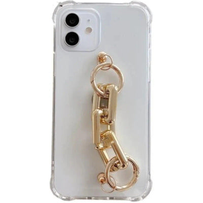 Transparent Gold Chain Mobile Phone Case  Shell - MyMobile