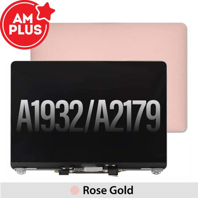 AMPLUS Complete LCD Display Assembly for MacBook Air 13 A1932 (Mid 2019) A2179 (Early 2020)-Rose Gold