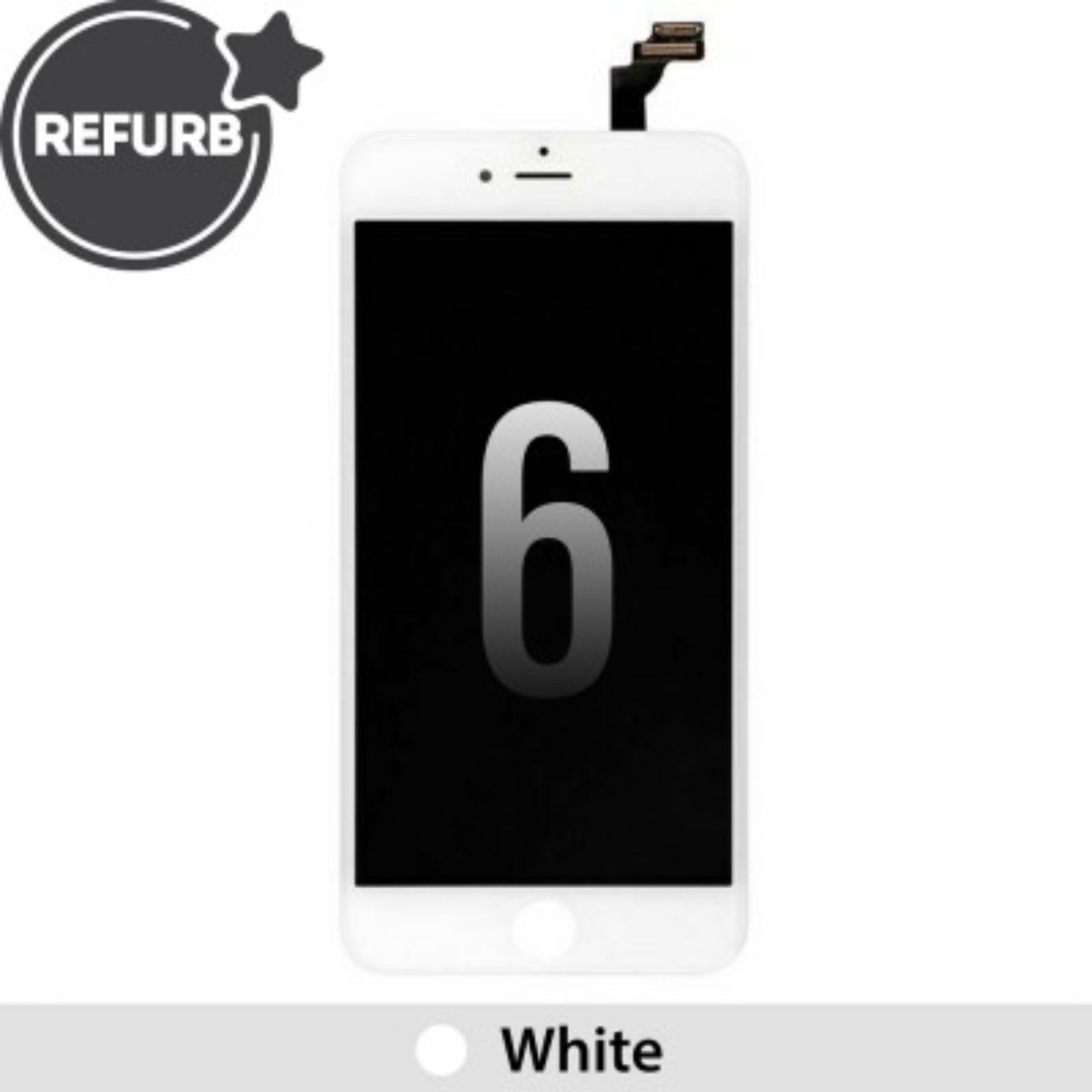 REFURB LCD Screen Repair for iPhone 6 -White MyMobile