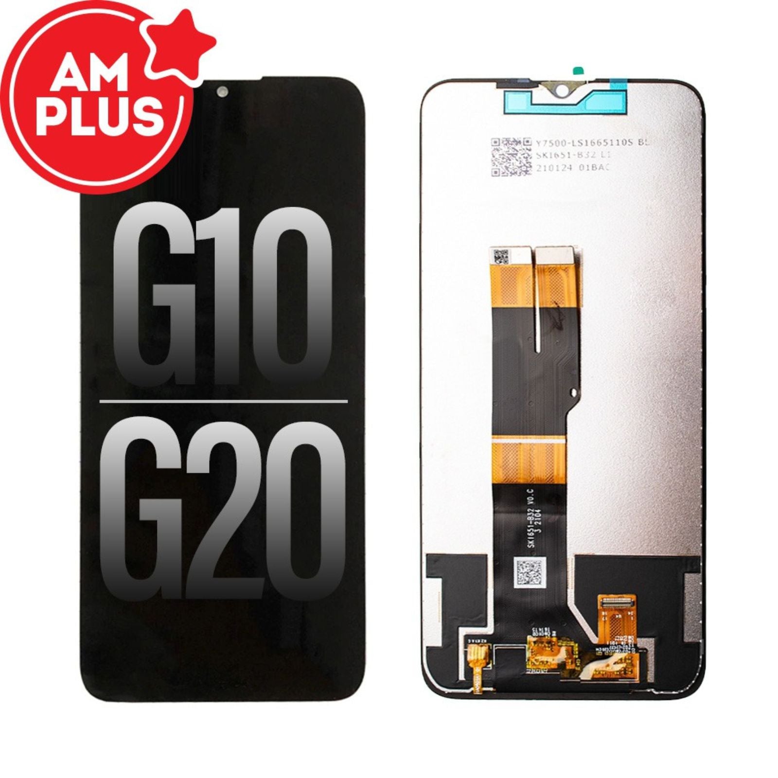 AMPLUS LCD Assembly Replacement for Motorola Moto G 5G One 5G Ace Amplus