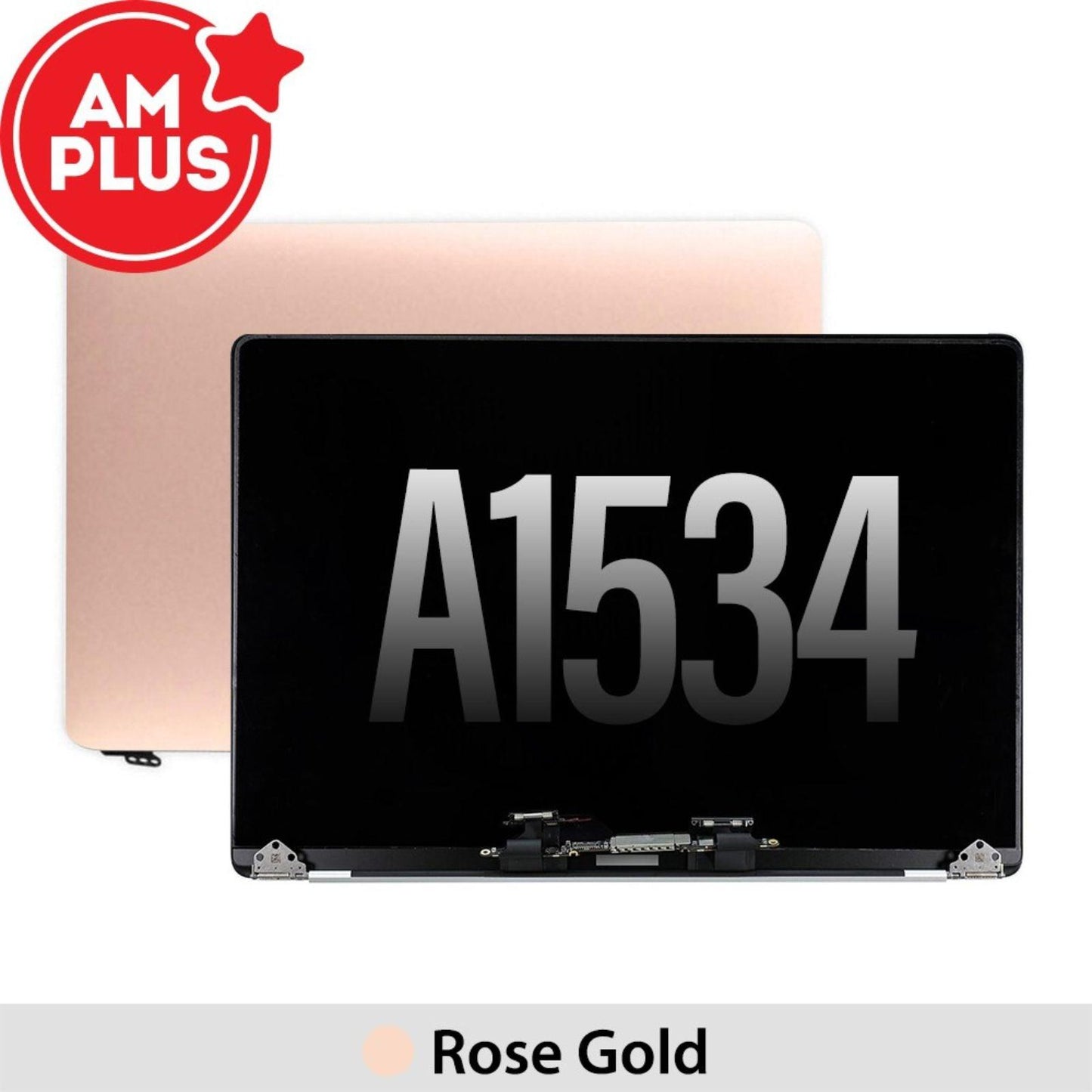 AMPLUS Complete LCD Screen Repair for MacBook Retina 12 A1534 (2015-2017)-Rose Gold MyMobile