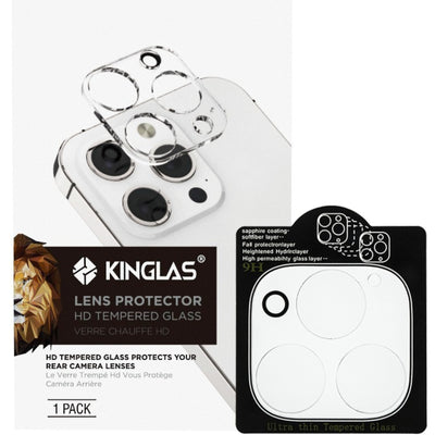 Kinglas Back Camera Lens HD Tempered Glass for iPhone 14 Pro 14 Pro Max