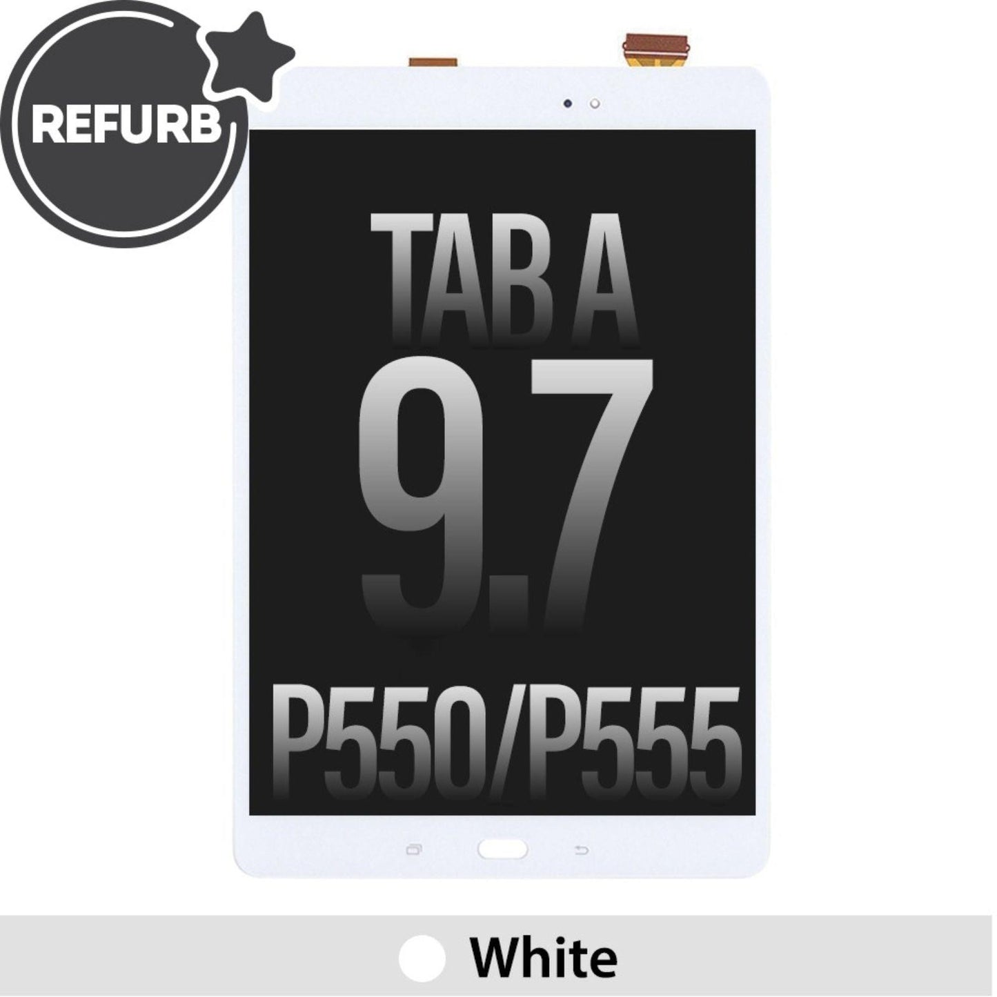 REFURB LCD Screen Repair for Samsung Galaxy Tab A 9.7 P550 P555 (Wi-Fi) -White MyMobile