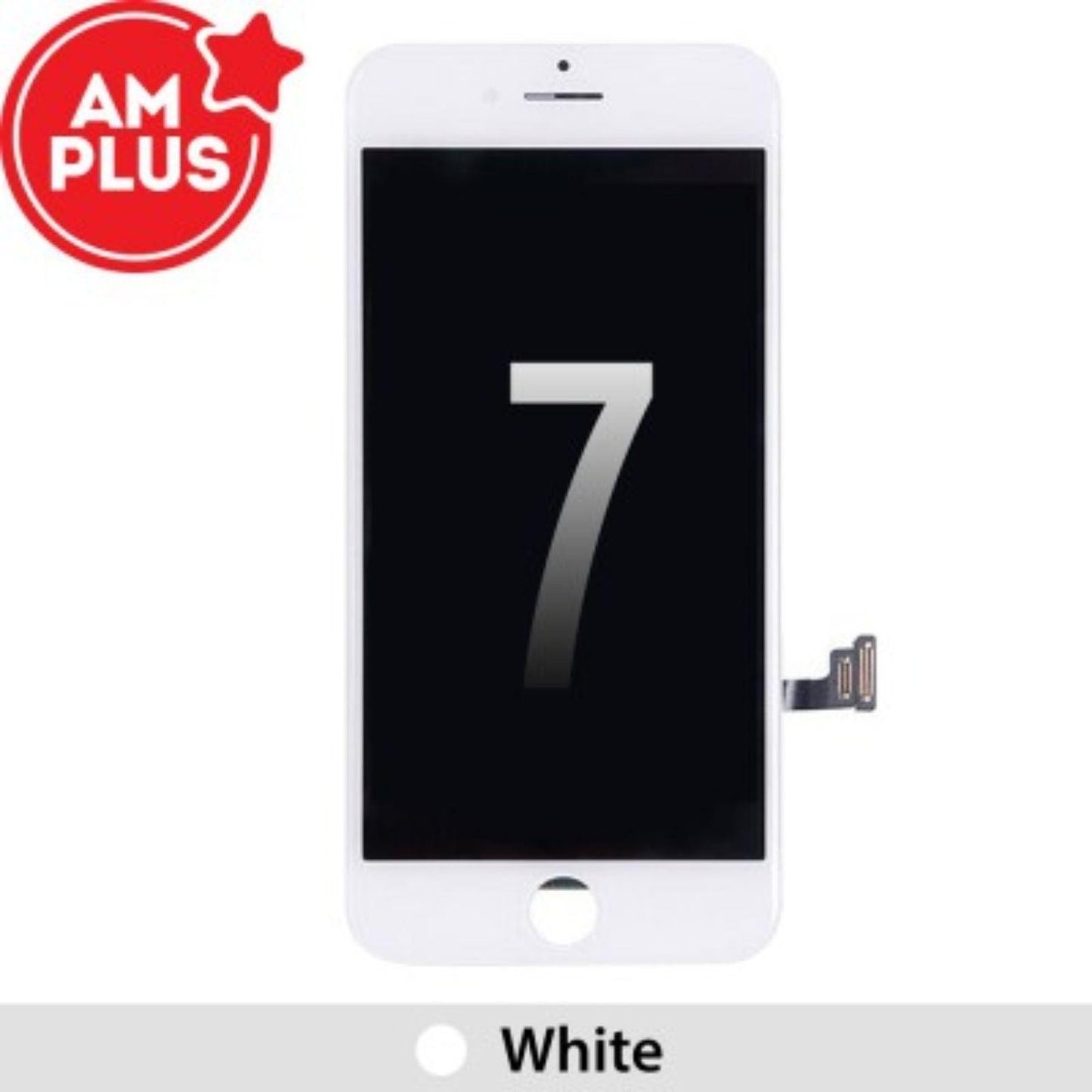 AMPLUS LCD Screen Repair for iPhone 7 Screen -White MyMobile