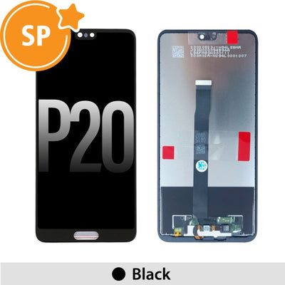 (Service Pack) LCD Screen Repair for Huawei P20 without Frame -Black MyMobile