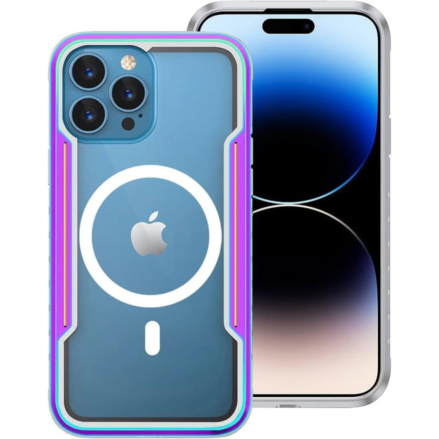 Re-Define Shield Shockproof Heavy Duty Armor Magesafe Cover Case for iPhone 15 Iridescent