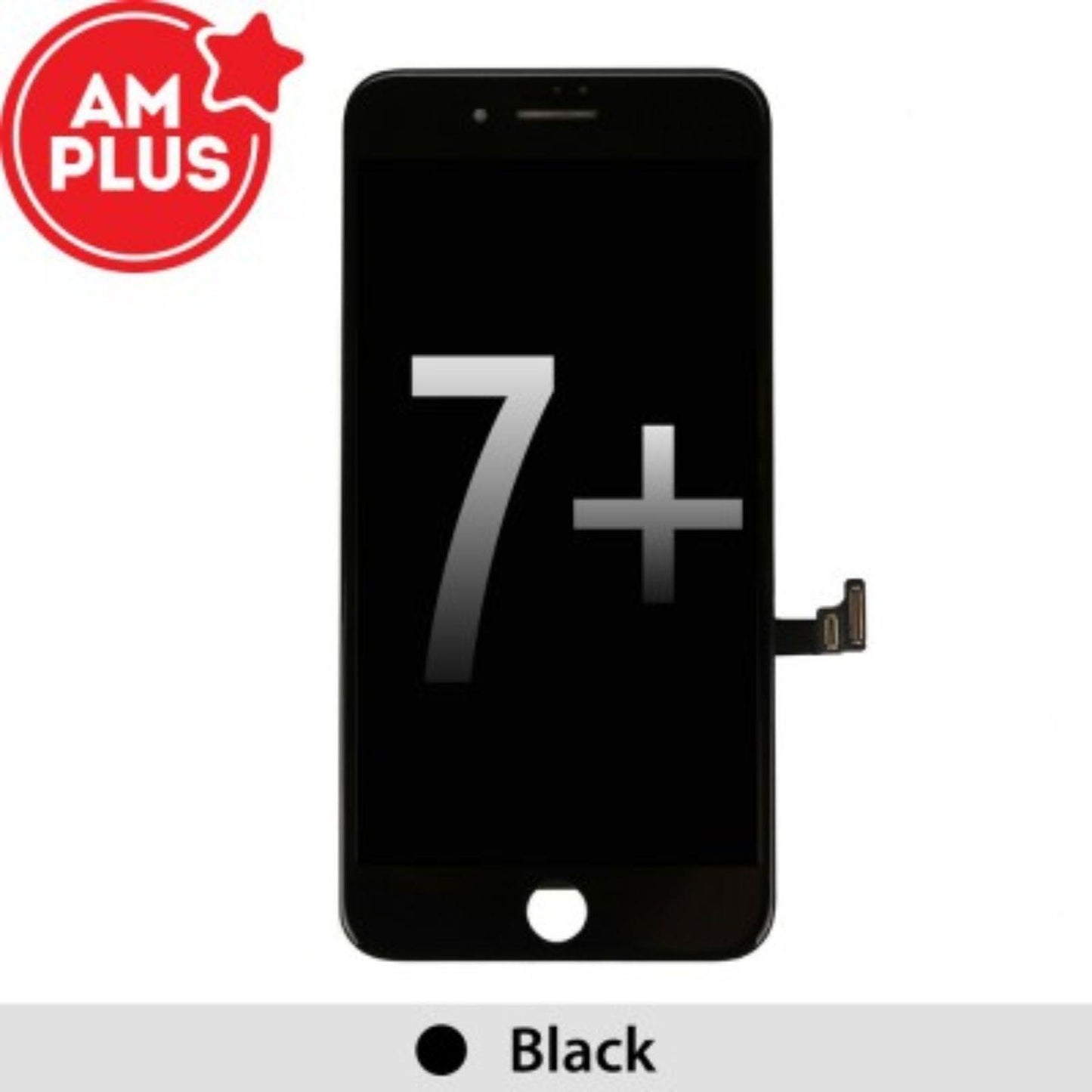 AMPLUS LCD Screen Repair for iPhone 7 Plus Screen -Black MyMobile