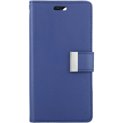 Mercury Rich Diary Case for iPhone 15 Plus Blue