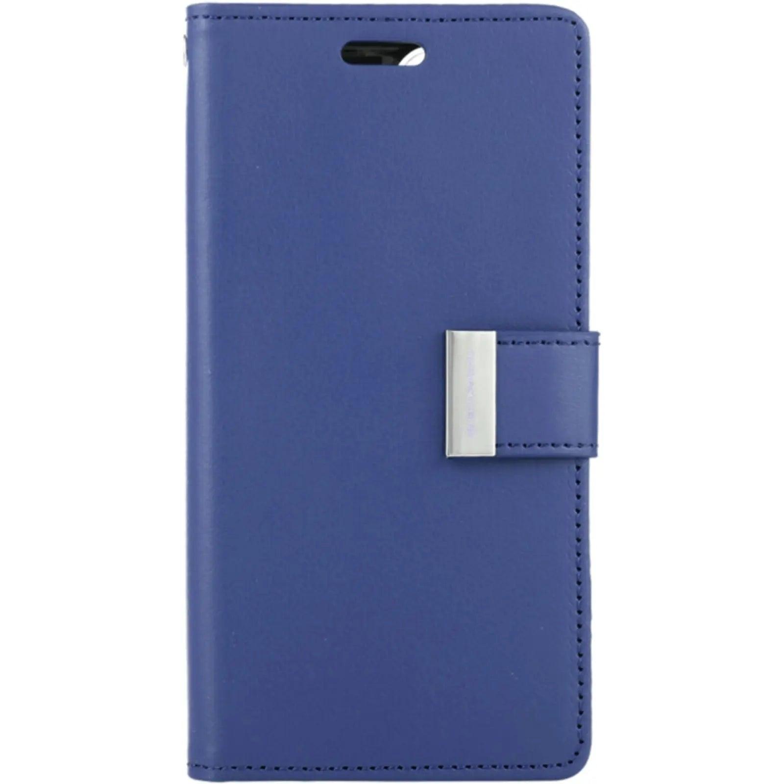 Mercury Rich Diary Case for iPhone 15 Blue