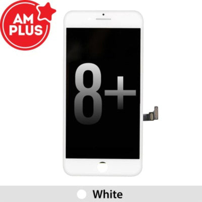 AMPLUS LCD Screen Repair for iPhone 8 Plus Screen -White MyMobile