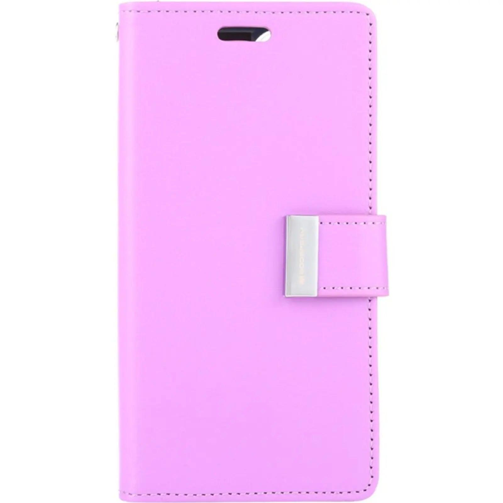 Mercury Rich Diary Case for iPhone 15 Purple