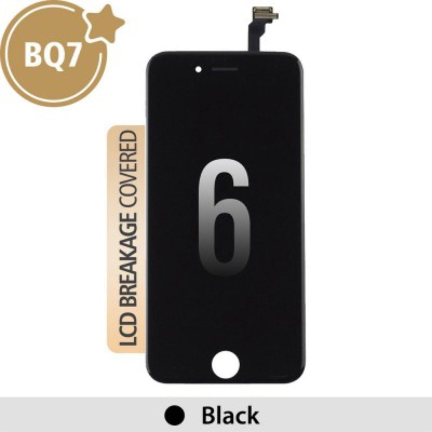 BQ7 LCD Screen Repair for iPhone 6 Screen -Black MyMobile