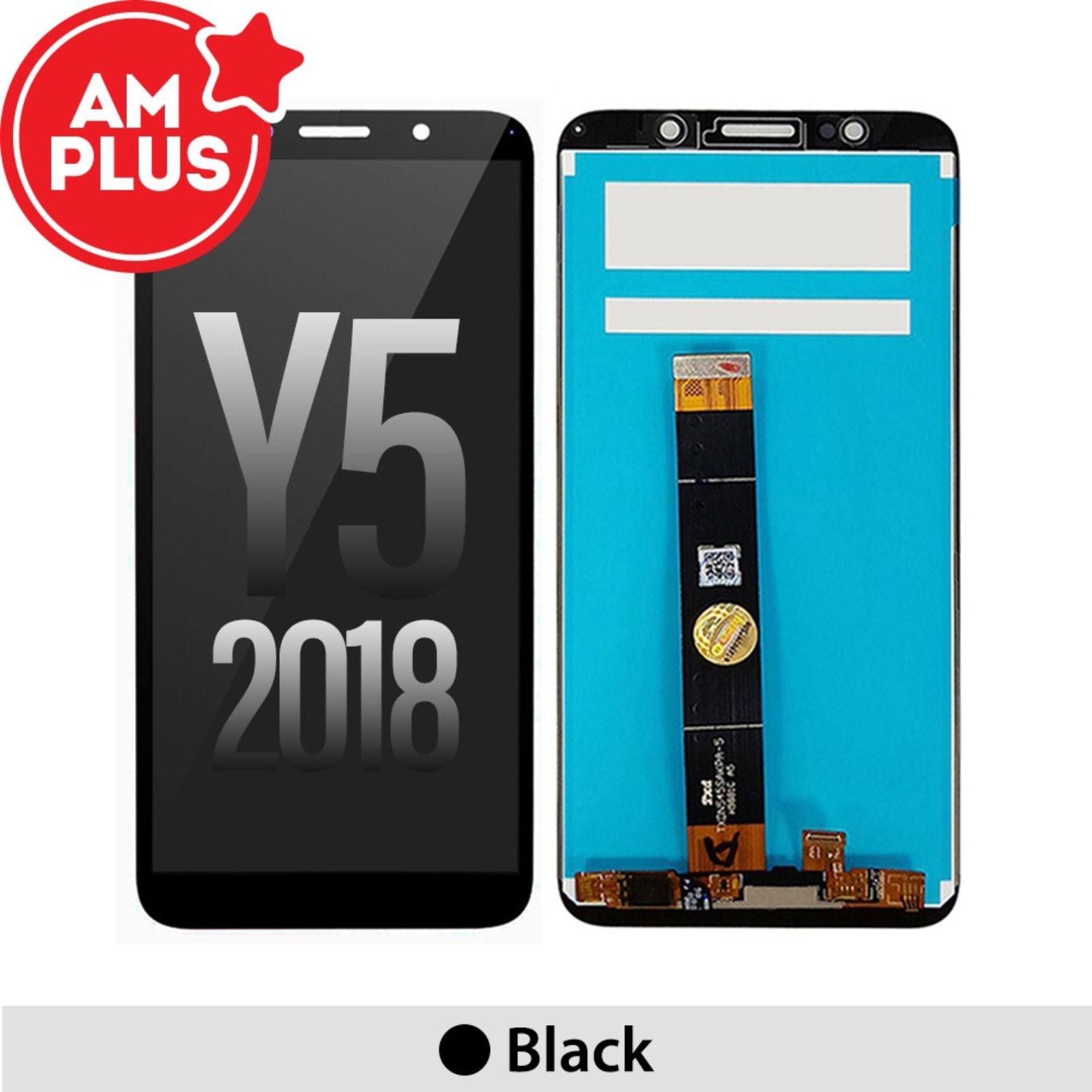 AMPLUS LCD Screen Repair for Huawei Y5 (2018) Screen -Black MyMobile