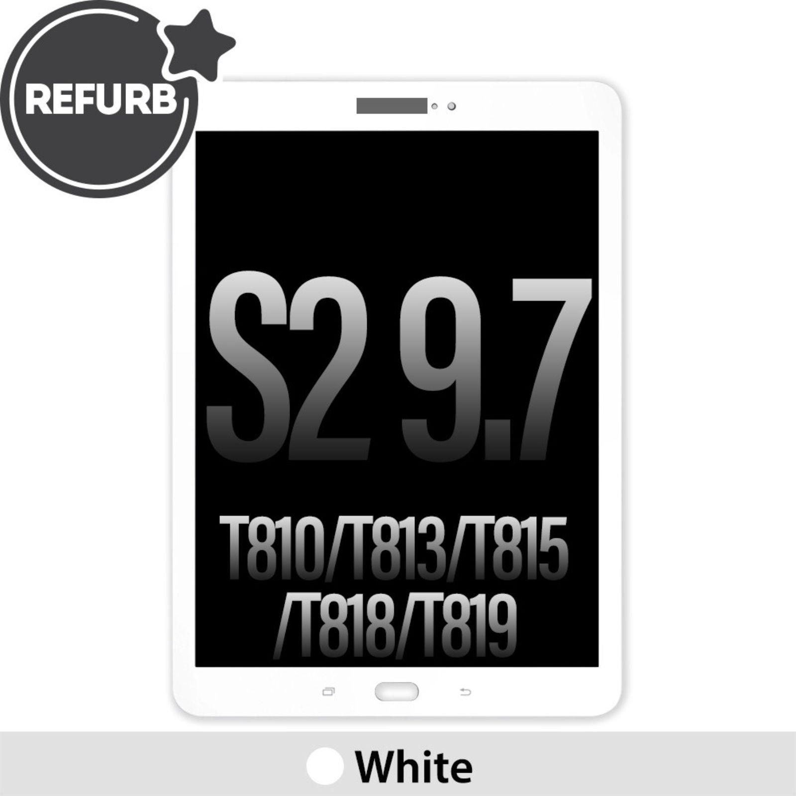 REFURB LCD Screen Repair for Samsung Galaxy Tab S2 9.7 T810 T813 T815 T818 T819 -White MyMobile