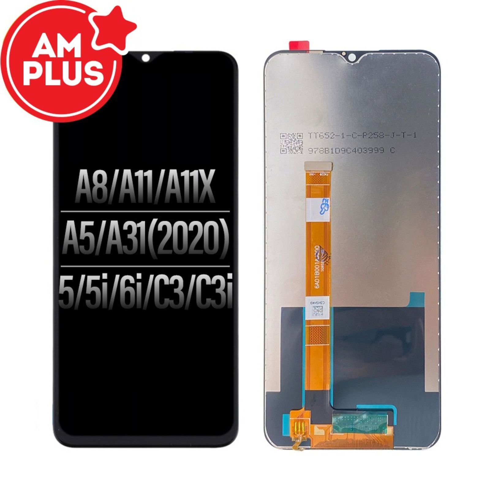 AMPLUS LCD Screen Repair for OPPO A11 A8 A9(2020 A11x) A5(2020) A31(2020) Realme 5 5i 6i C3 C3i MyMobile