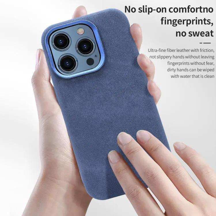 VIETAO Retro Denim Texture PU Leather MagSafe Phone Case VIETAO