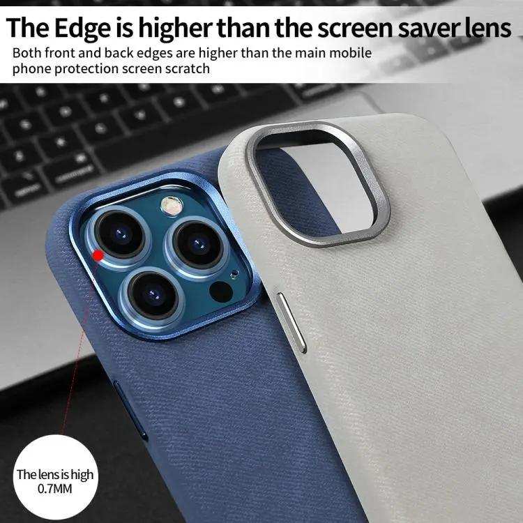 VIETAO Retro Denim Texture PU Leather MagSafe Phone Case VIETAO