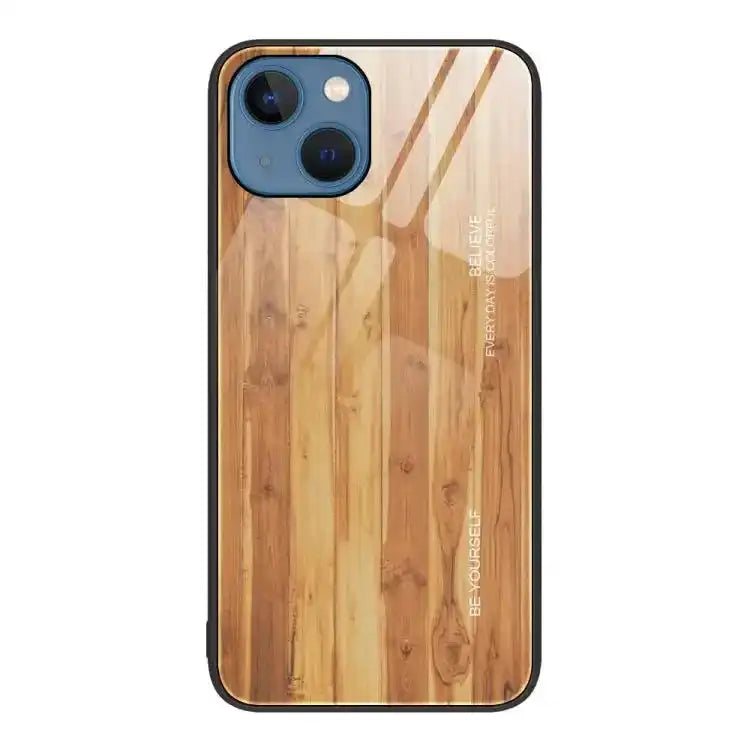 Wood Grain Glass Phone Case MyMobile