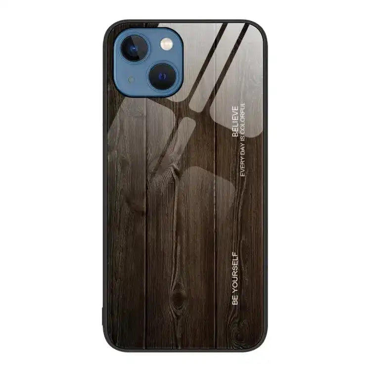 Wood Grain Glass Phone Case MyMobile