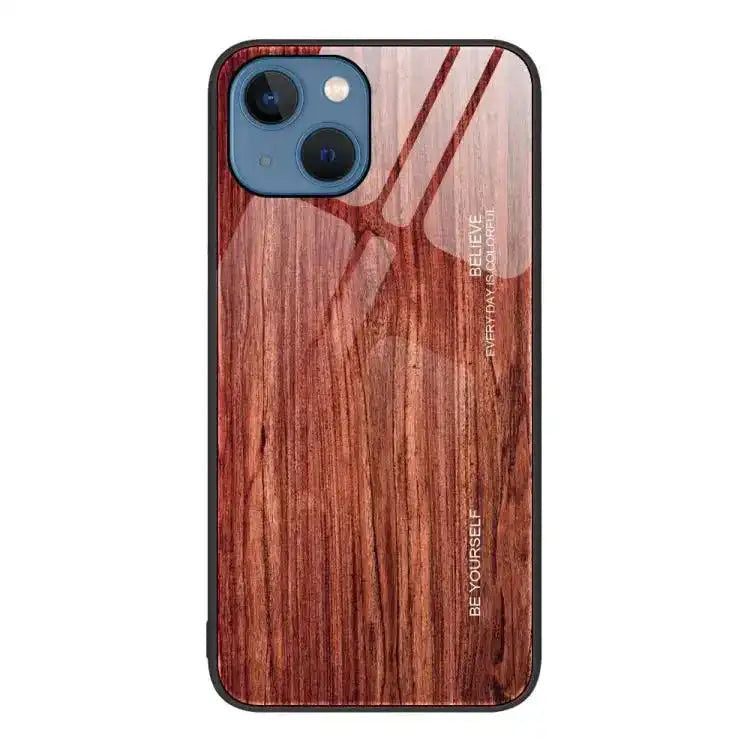 Wood Grain Glass Phone Case MyMobile