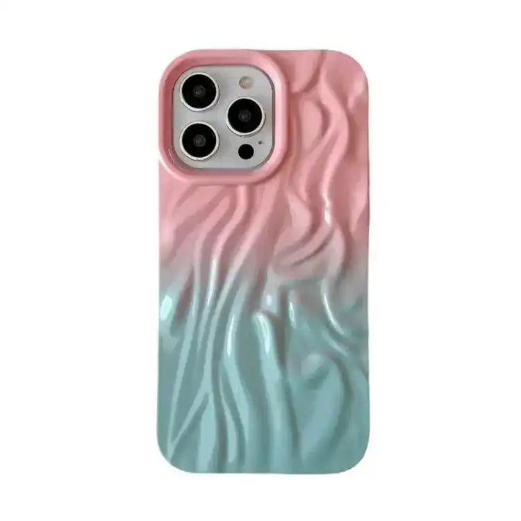 Wrinkle Gradient Oily Feel TPU Phone Case MyMobile